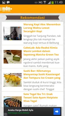 Makan di Mana android App screenshot 5